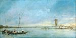 欧洲12-19世纪油画六_GUARDI, Francesco - View of the Venetian Lagoon with the Tower of Malghera